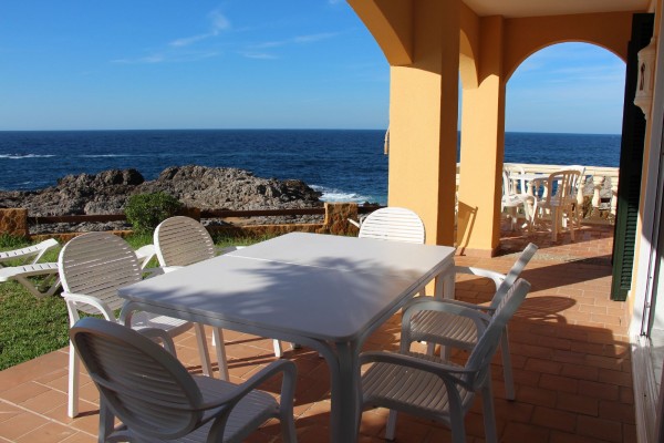 Frontline Seafront Apartment with Private Garden in Nova Santa Ponsa