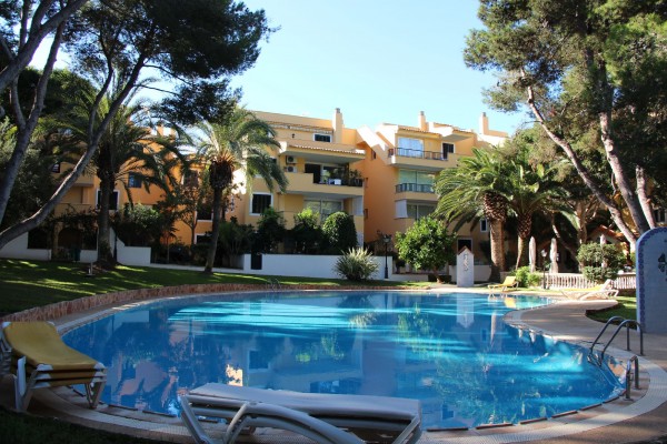 Frontline Seafront Apartment with Private Garden in Nova Santa Ponsa