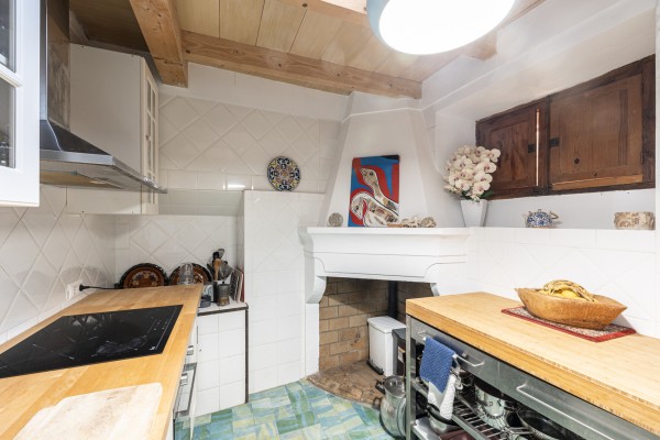 Casa tradicional de pueblo con vistas