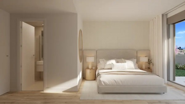 New two bedroom flat in 400m from the beach