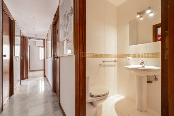 Seafront Apartment with Panoramic Sea Views, Pool and Excellent Potential in Sant Agustí