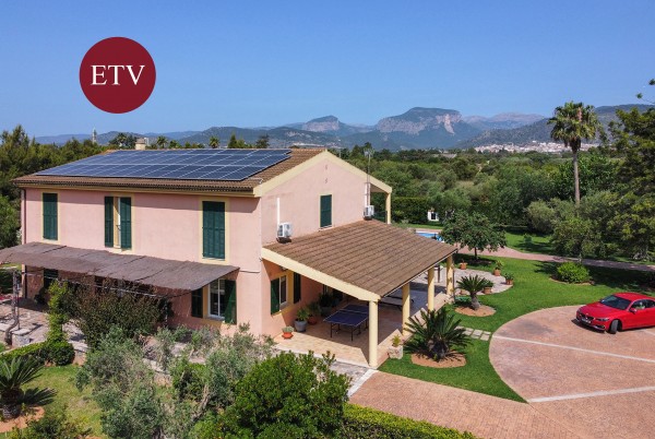 Gran finca vacacional con vistas a la Tramuntana cerca de Inca